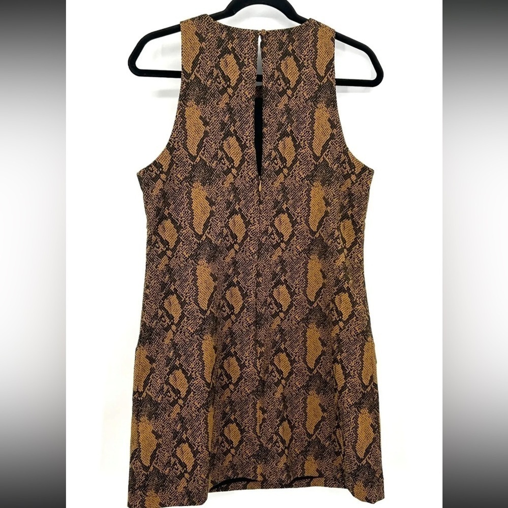 Joie Tonie Snakeskin Python Print Shift Dress - image 5